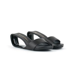 United Nude Mobius Mid-heel Mules,  sandal with a hollow loop-shaped